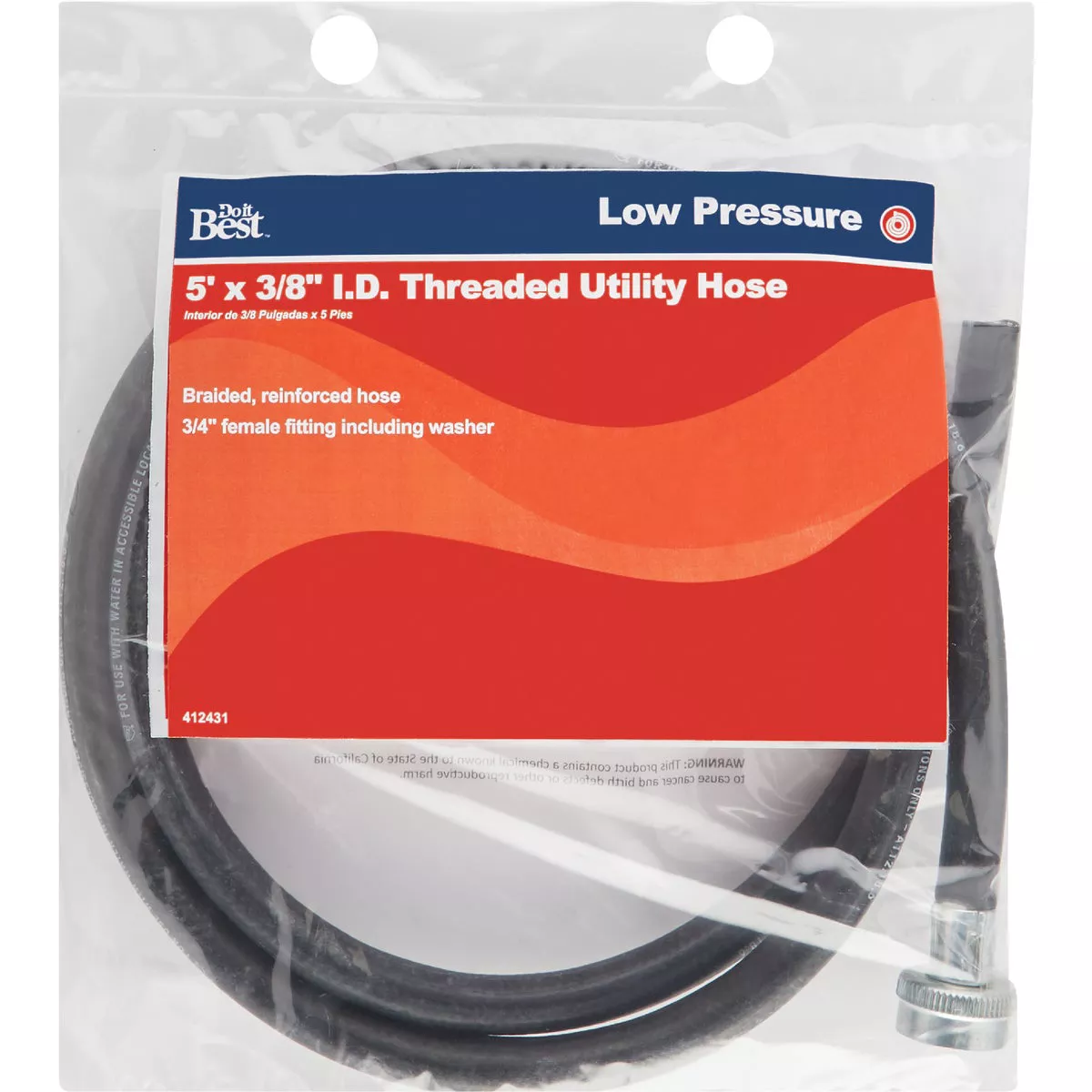 Do it 3/4 In. FIP x 5 Ft. Utility Hose - photo 2
