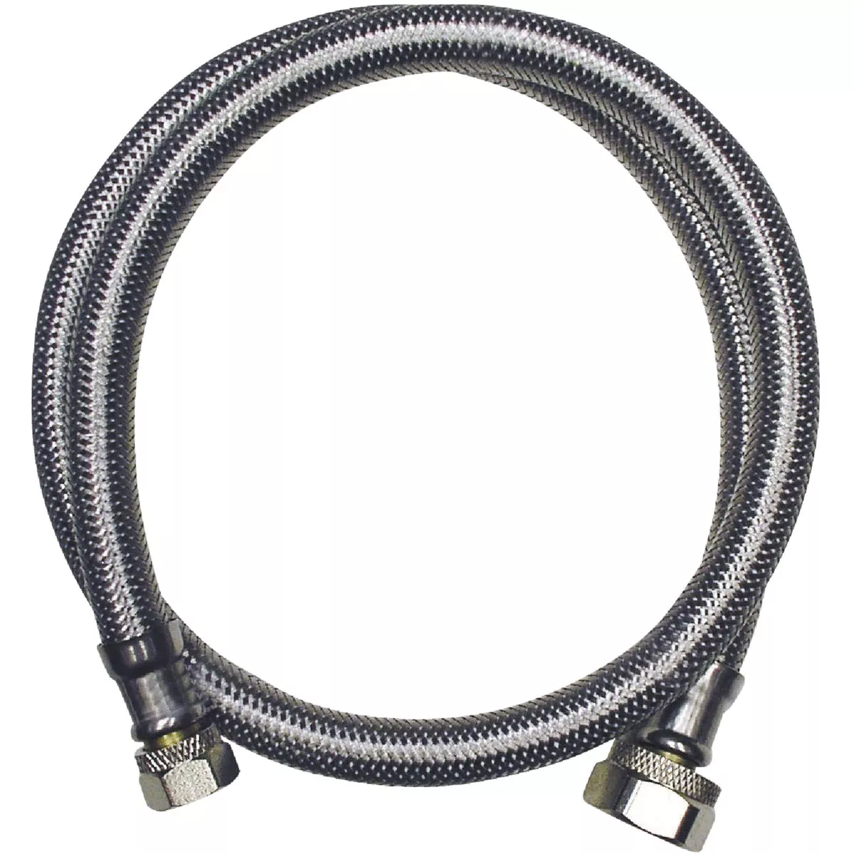 Do it Best 3/8 In. C X 1/2 In. F X 9 In. L. Braided Stainless Steel Faucet Supply Line