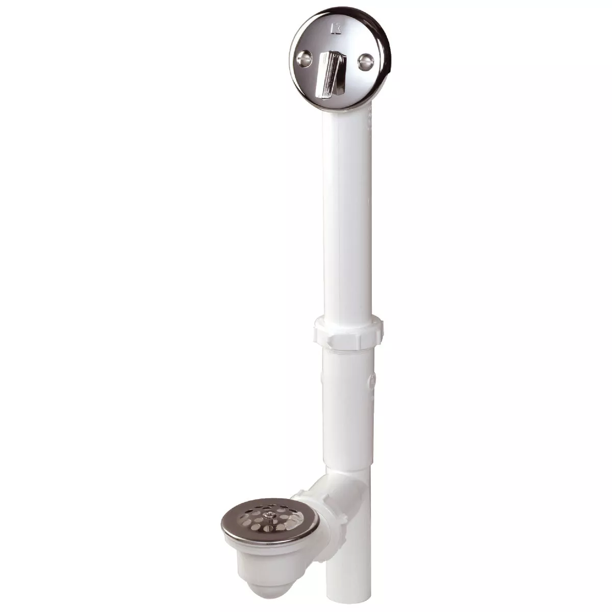 Do it Best Plastic Trip Lever Bath Drain for Concealed Drain with Polished Chrome Trim