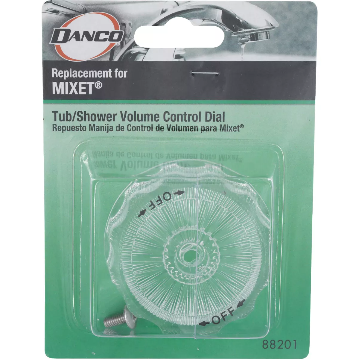 Danco Volumn Control Single Clear Tub & Shower Handle Kit - photo 2