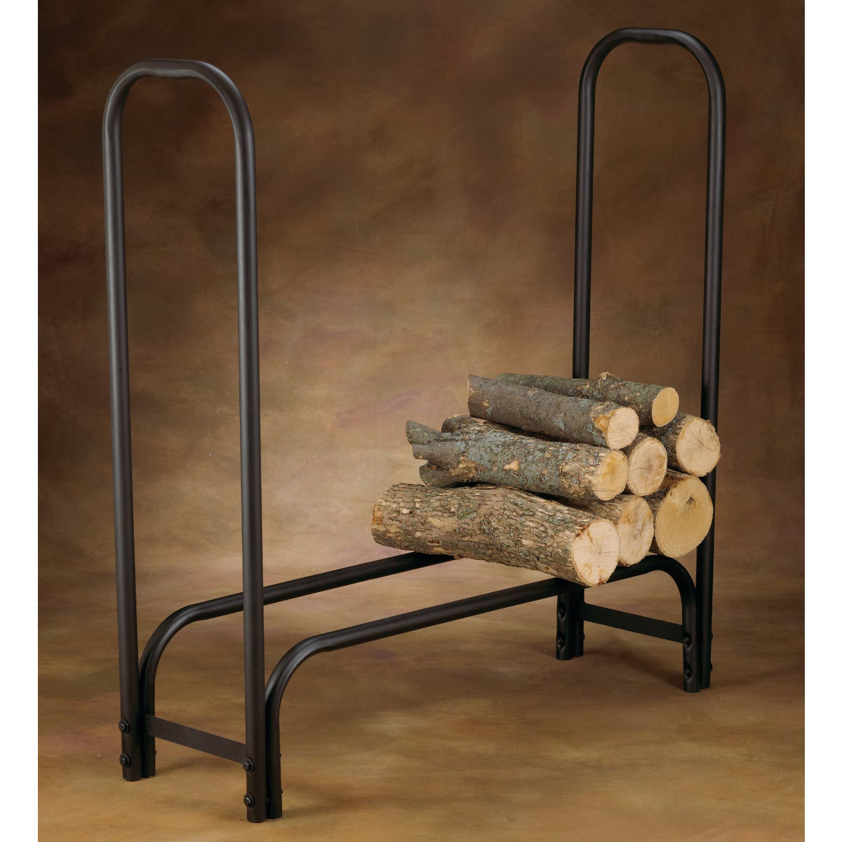 Home Impressions 4 Ft. Black Tubular Log Rack | Do it Best