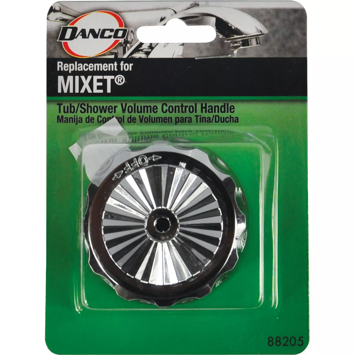Danco Single 2-1/8 In. W. x 7/8 In. H. Chrome-Plated Tub & Shower Handle Kit - photo 2