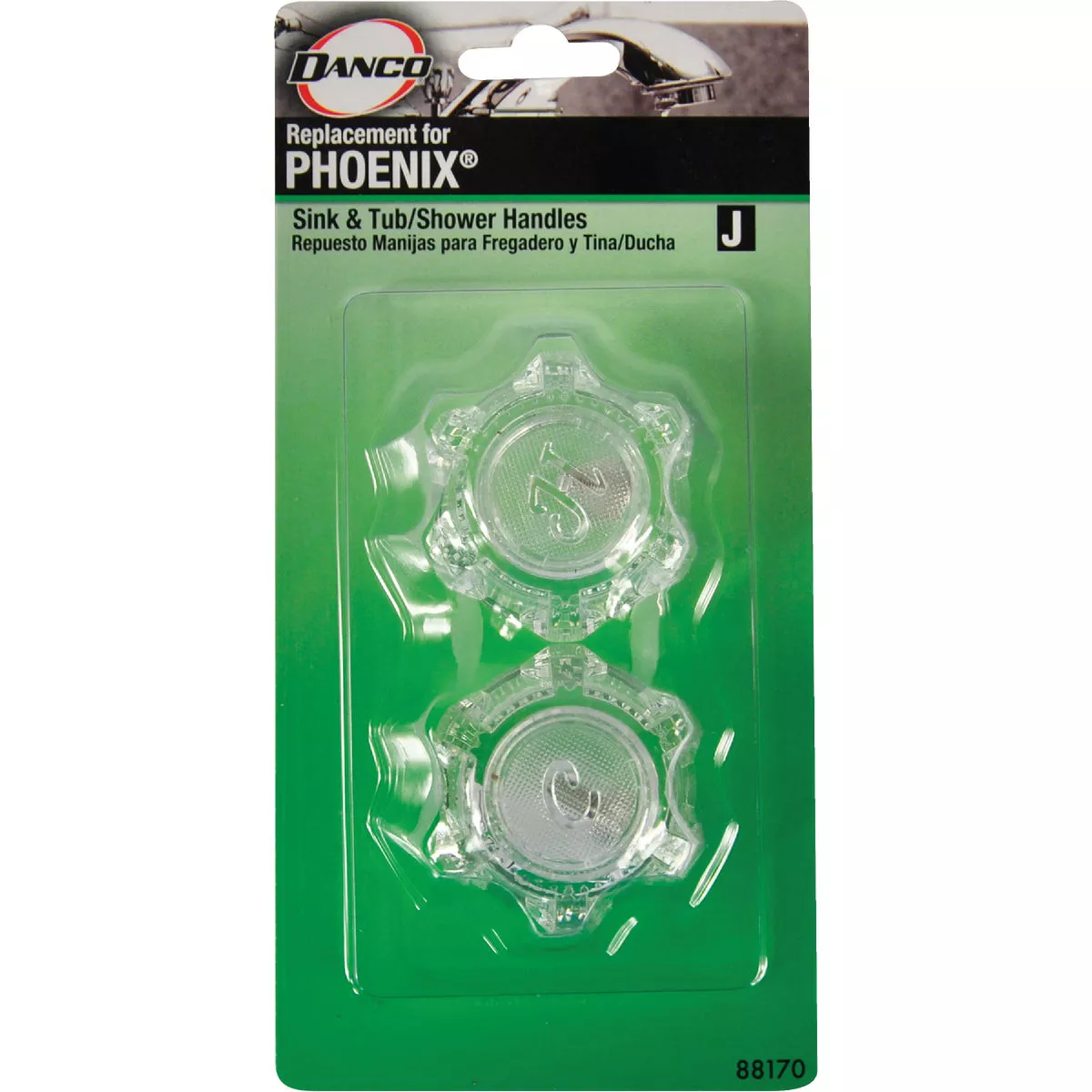 Danco Temperature Control Single 1-3/4 In. H. x 1-1/2 In. Base Tub & Shower Handle Kit (2-Pack) - photo 2