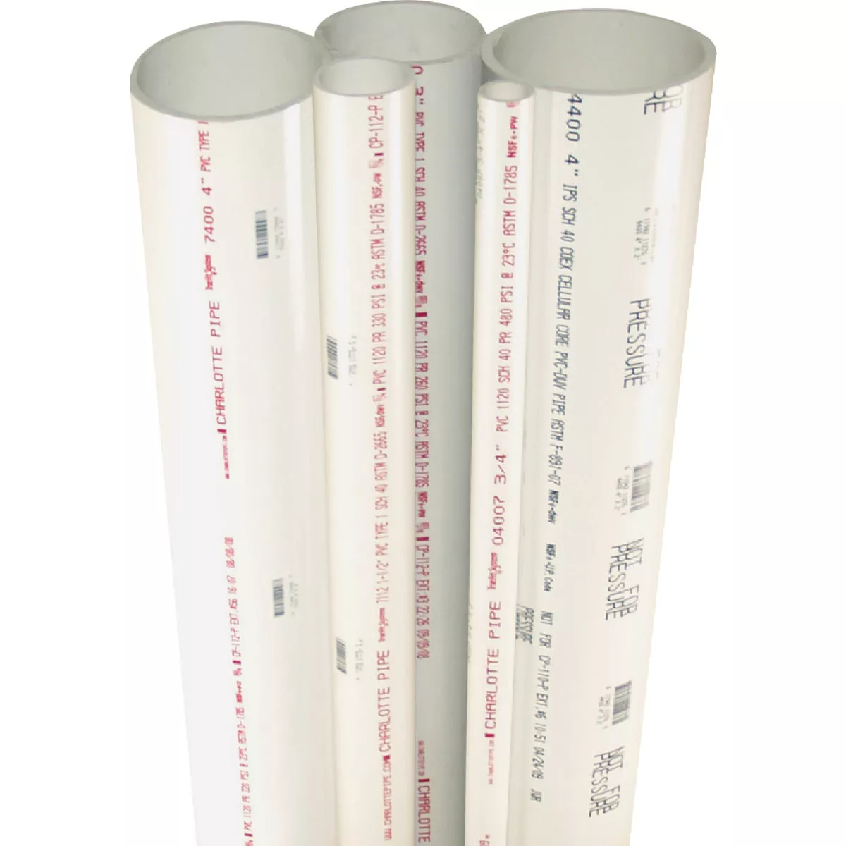 Charlotte Pipe 1/2 In. x 10 Ft. Cold Water Schedule 40 PVC Pressure Pipe - photo 3