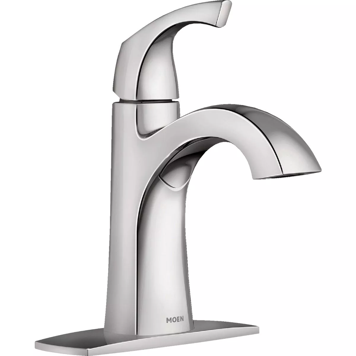 Moen Lindor 1-Handle Lever Centerset Bathroom Faucet, Chrome