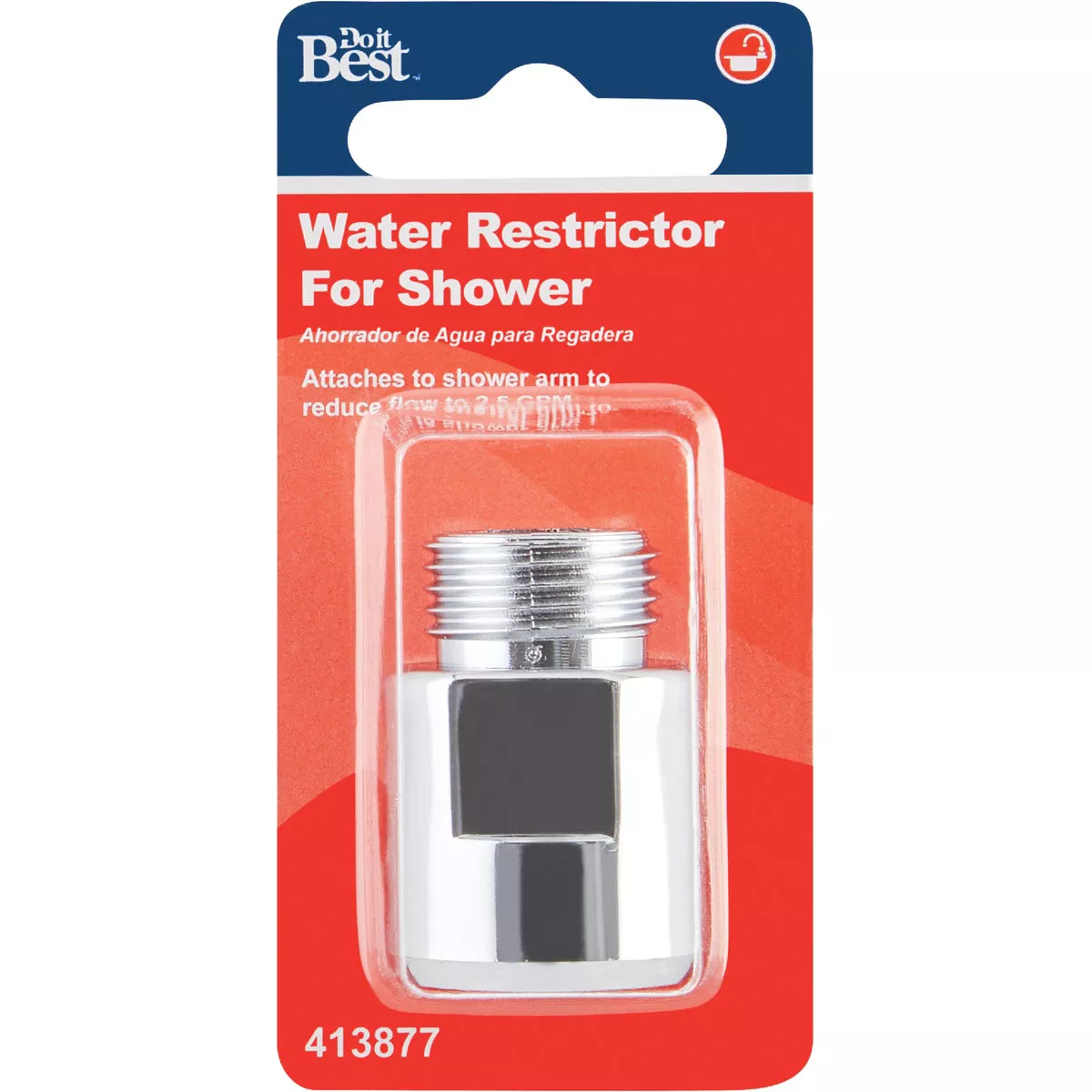 Do it Chrome 1/2 In. Water Saver Automatic Shower Flow Control - photo 2