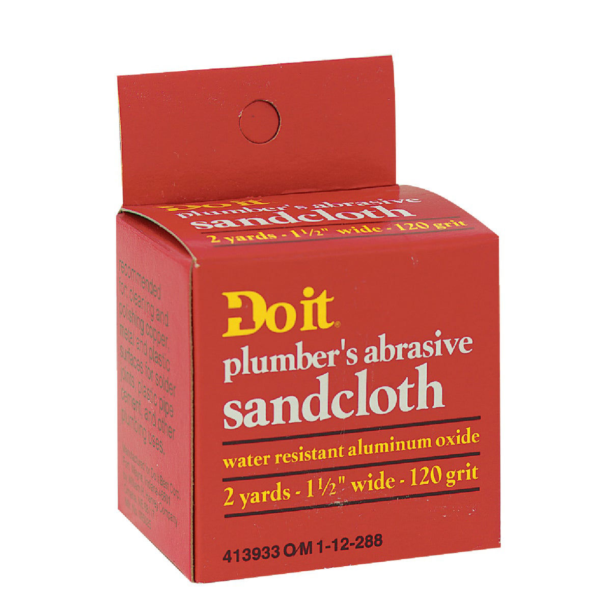 Do it 1-1/2 In. x 2 Yd. 120-Grit Plumber's Abrasive Sand Cloth | Do it Best