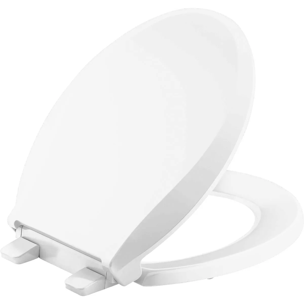 Kohler Cachet ReadyLatch Quiet-Close Round Toilet Seat, White