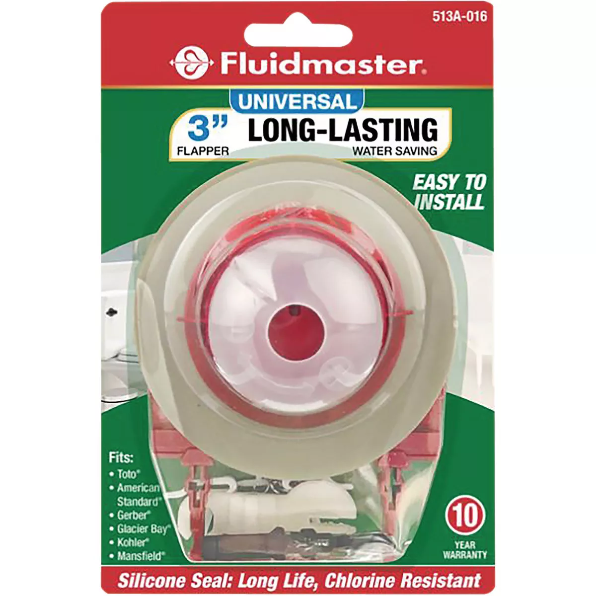 Fluidmaster 3 In. Universal Rubber Adjustable Flapper - photo 2