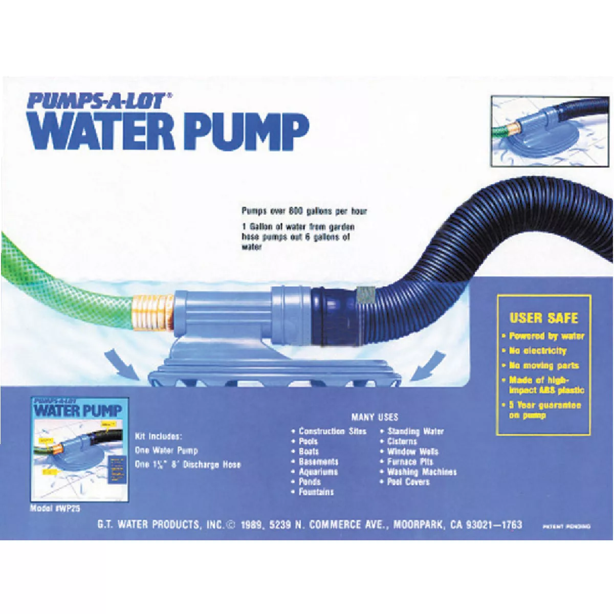 G. T. Water Drill Pump - photo 2