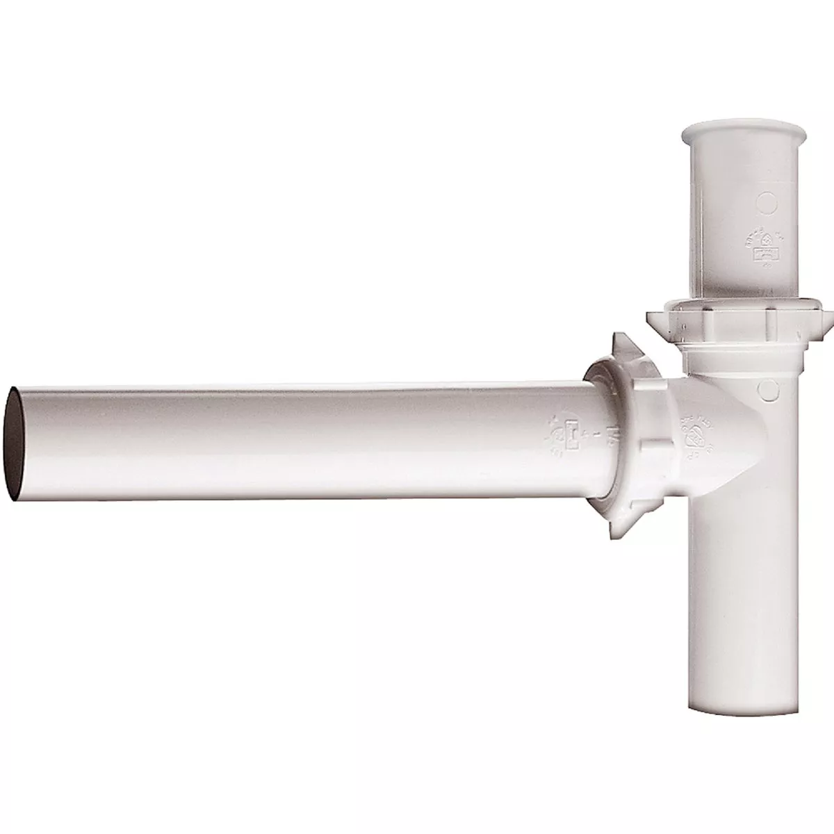 Keeney 1-1/2 In. x 16 In. White Polypropylene End Outlet Disposal Kit