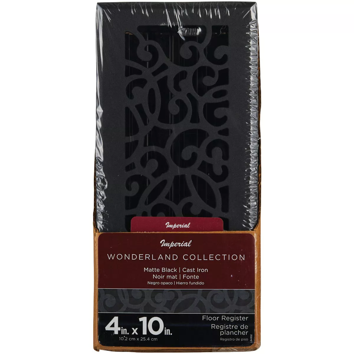 Imperial Wonderland 4 In. x 10 In. Cast Iron Steel Floor Register - photo 3