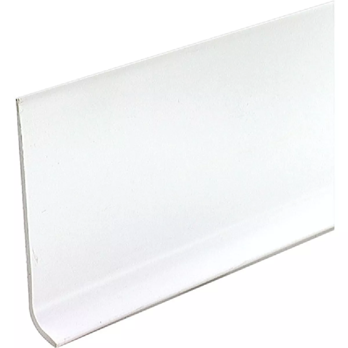 MD 2-1/2 In. x 48 In. White Wall Base