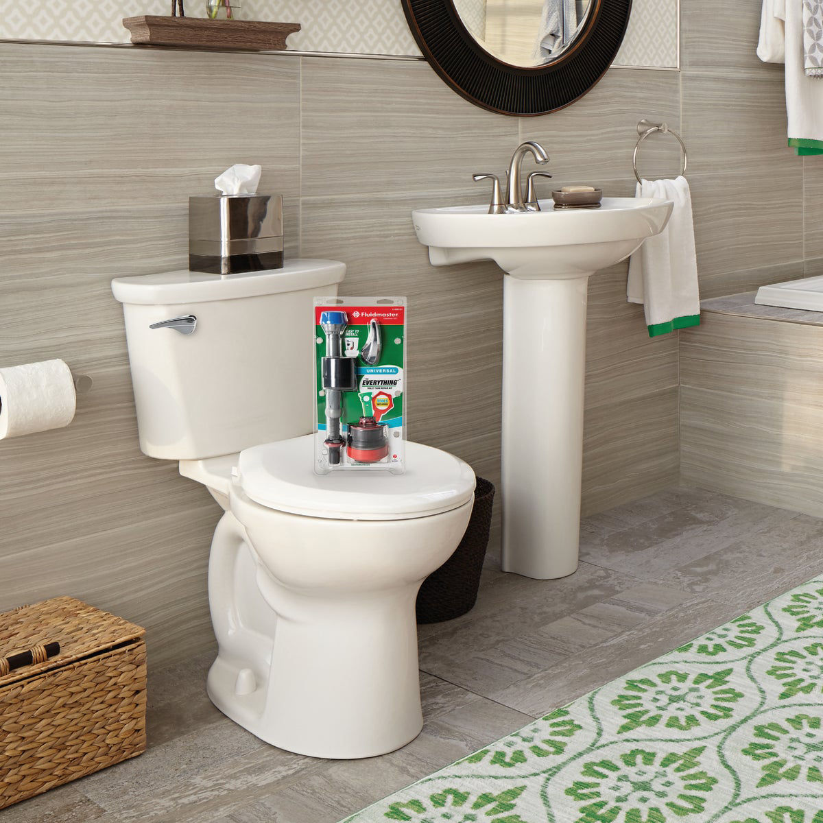 Fluidmaster PerforMAX 2 In. Universal Complete Toilet Repair Kit w