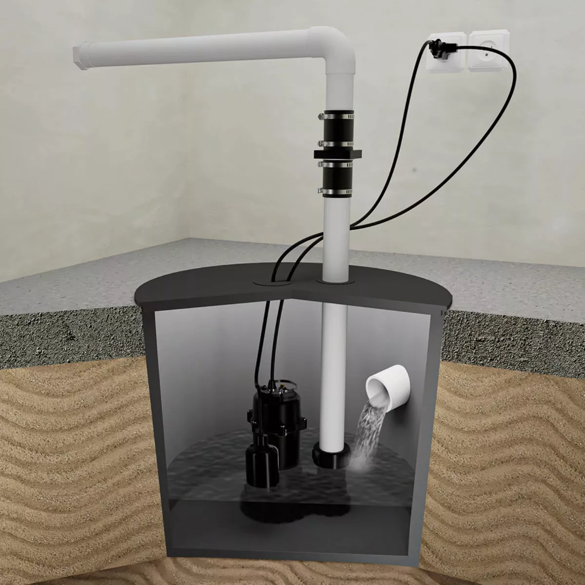 K2 1-1/2 In. Sump & Effluent Pump Quick-Connect Fitting - photo 3