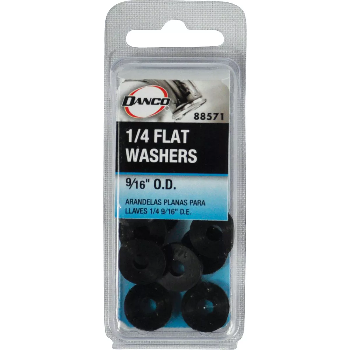 Danco 9/16 In. Black Flat Faucet Washer (10 Ct.) - photo 2