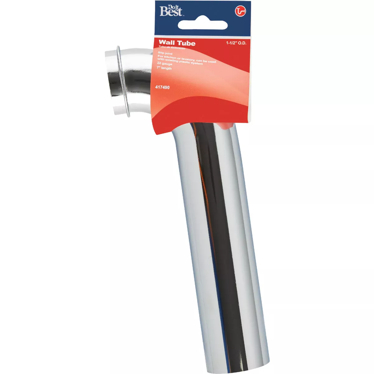 Do it Best 1-1/2 In. x 7 In. Brass Wall Tube - photo 2