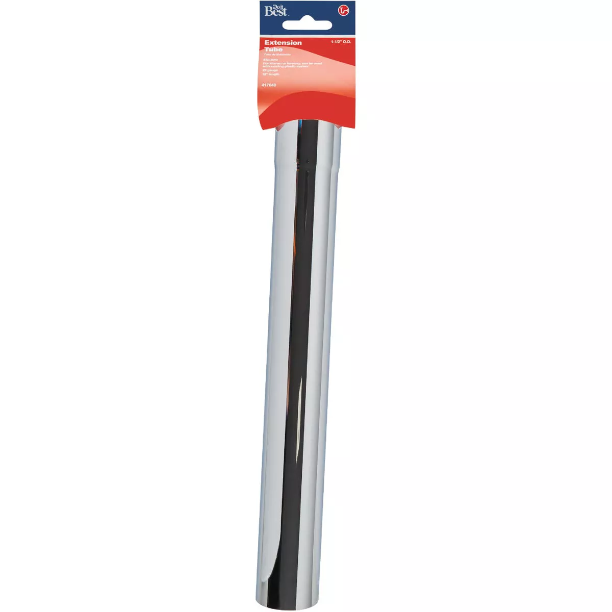 Do it Best 1-1/2 In. x 12 In. Chrome Plated Extension Tube - photo 2