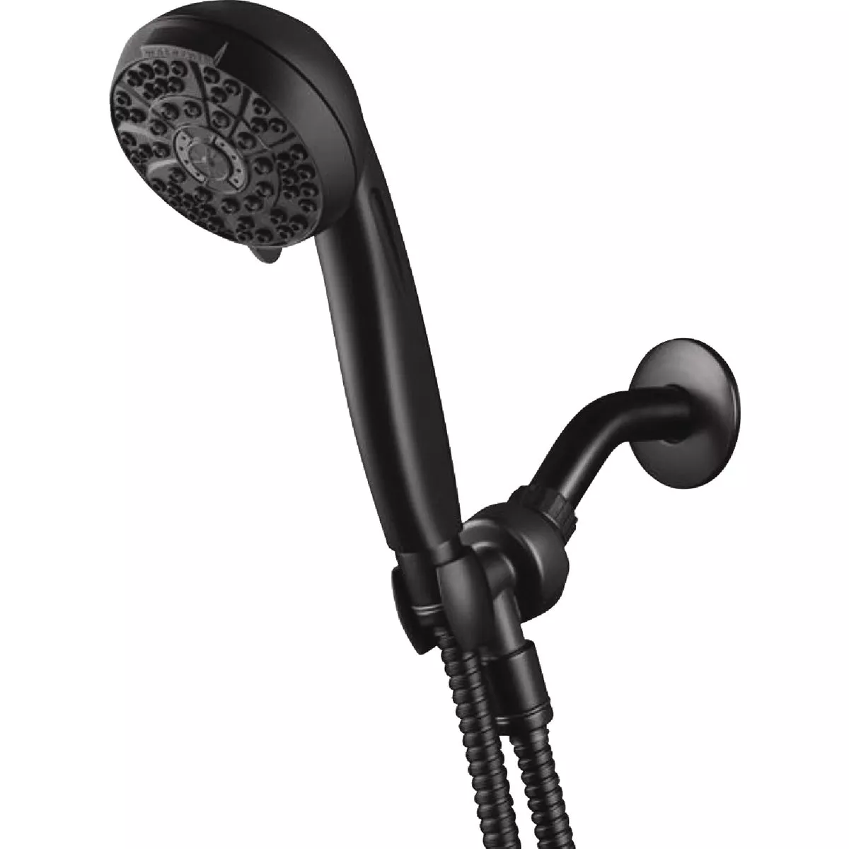 Waterpik PowerPulse 6-Setting Matte Black Handheld Showerhead