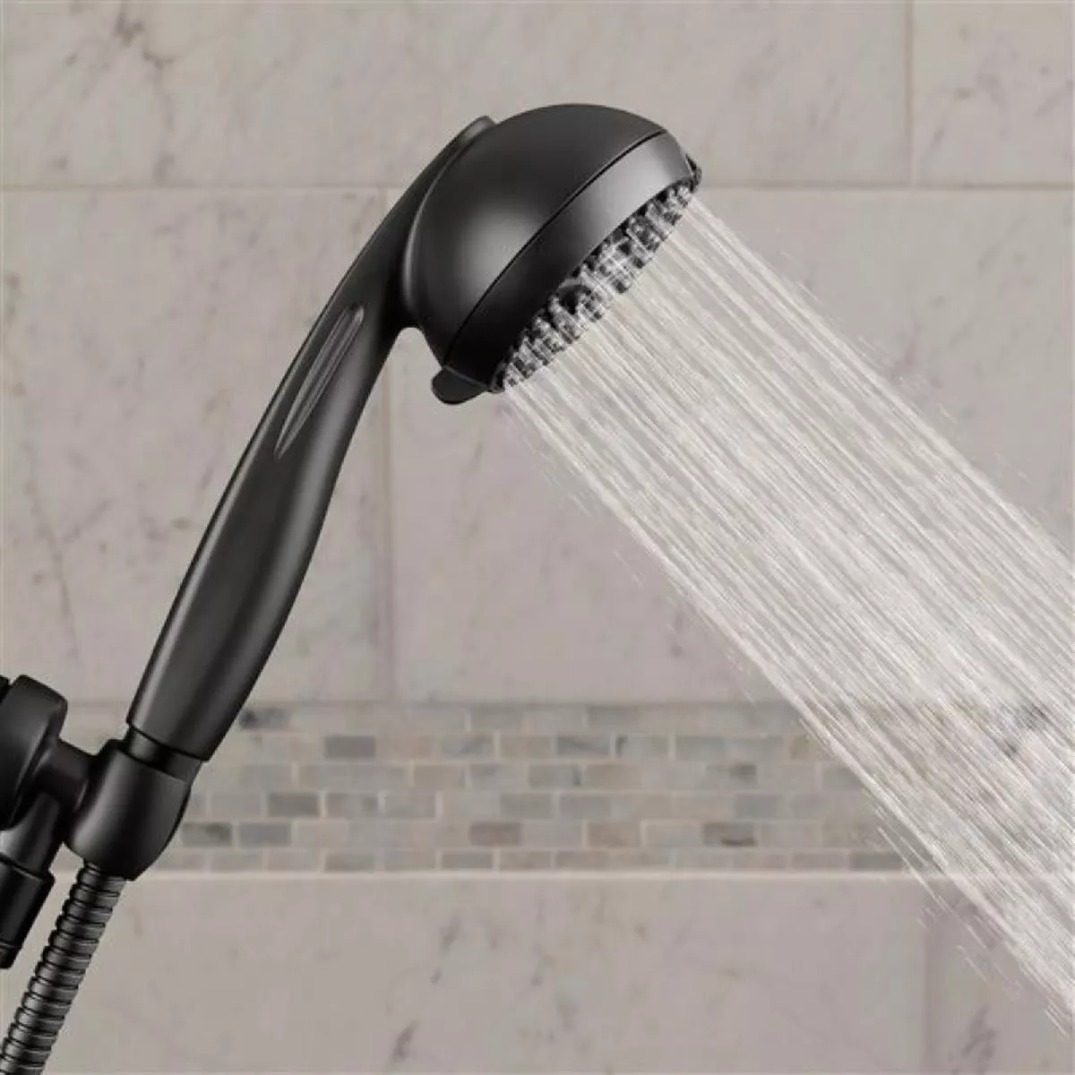 Waterpik PowerPulse 6-Setting Matte Black Handheld Showerhead - photo 2