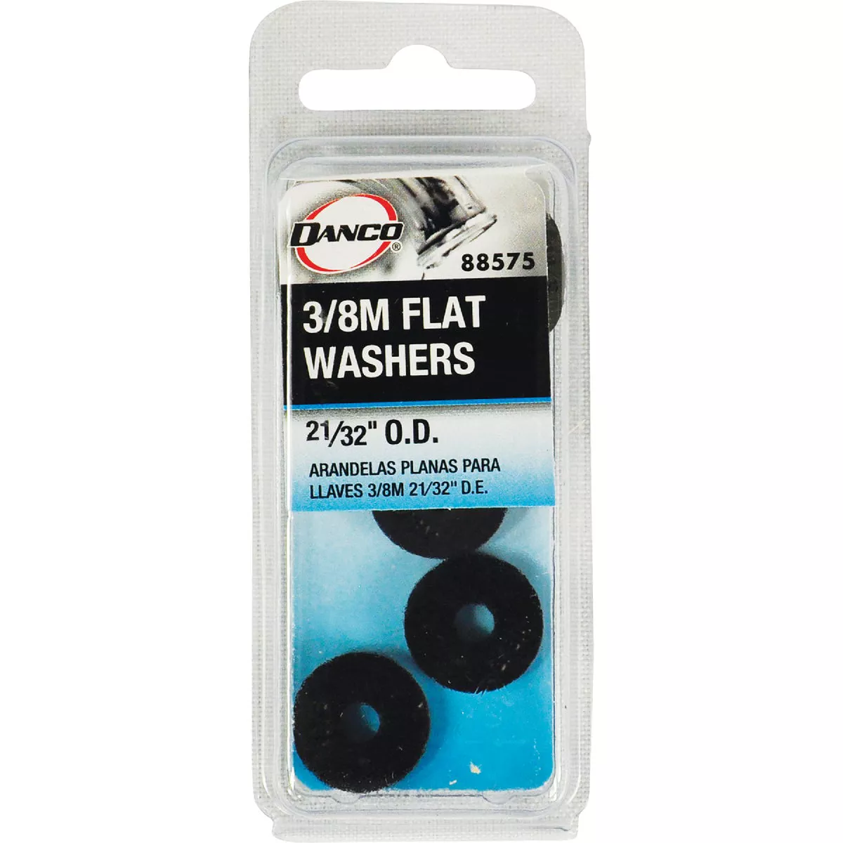 Danco 21/32 In. Black Flat Faucet Washer (10 Ct.) - photo 2