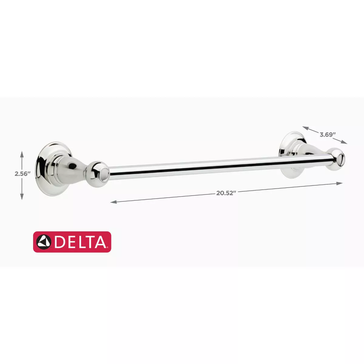 Delta Porter 18 In. Polished Chrome Towel Bar - photo 2
