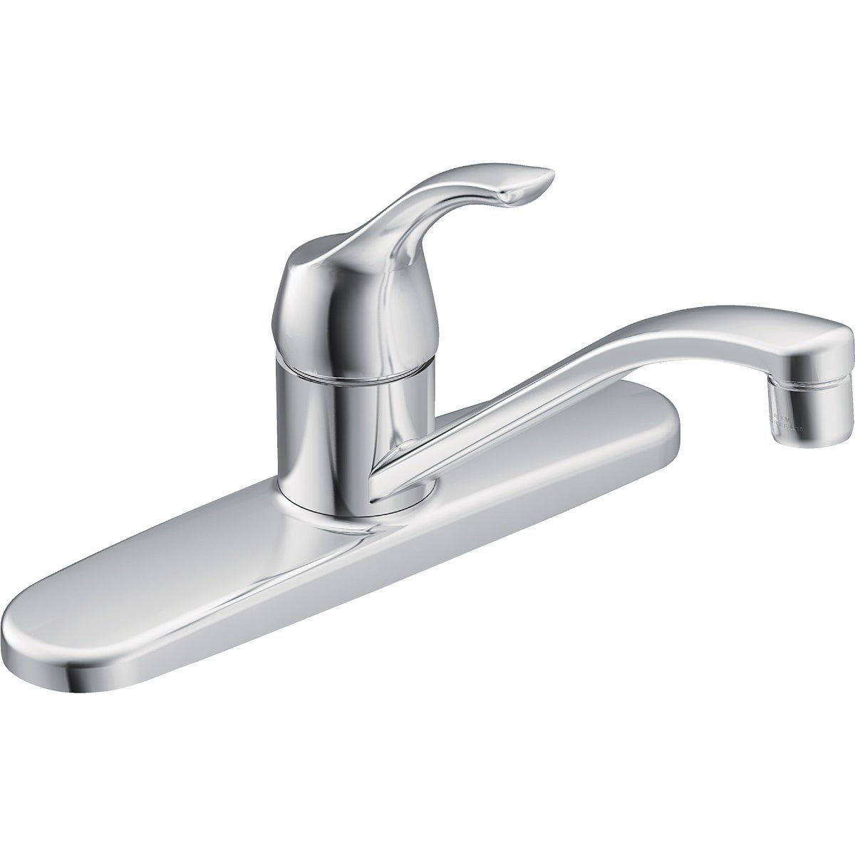 Moen Adler 1-Handle Lever Centerset Kitchen Faucet, Chrome | True
