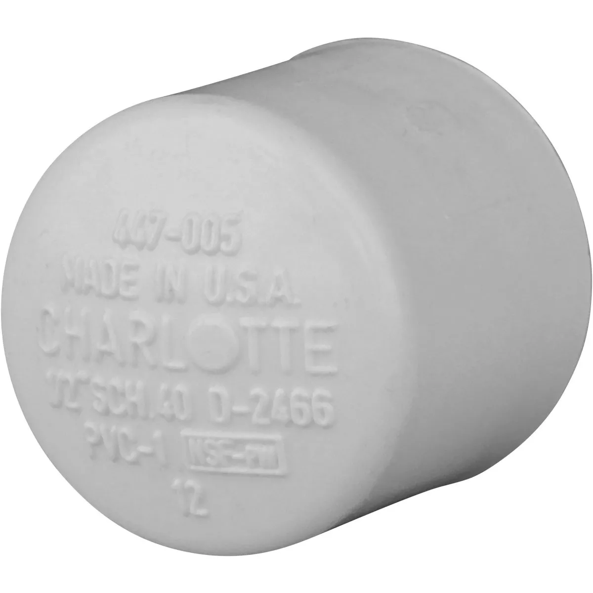 Charlotte Pipe 1/2 In. Schedule 40 Pressure Slip PVC Cap