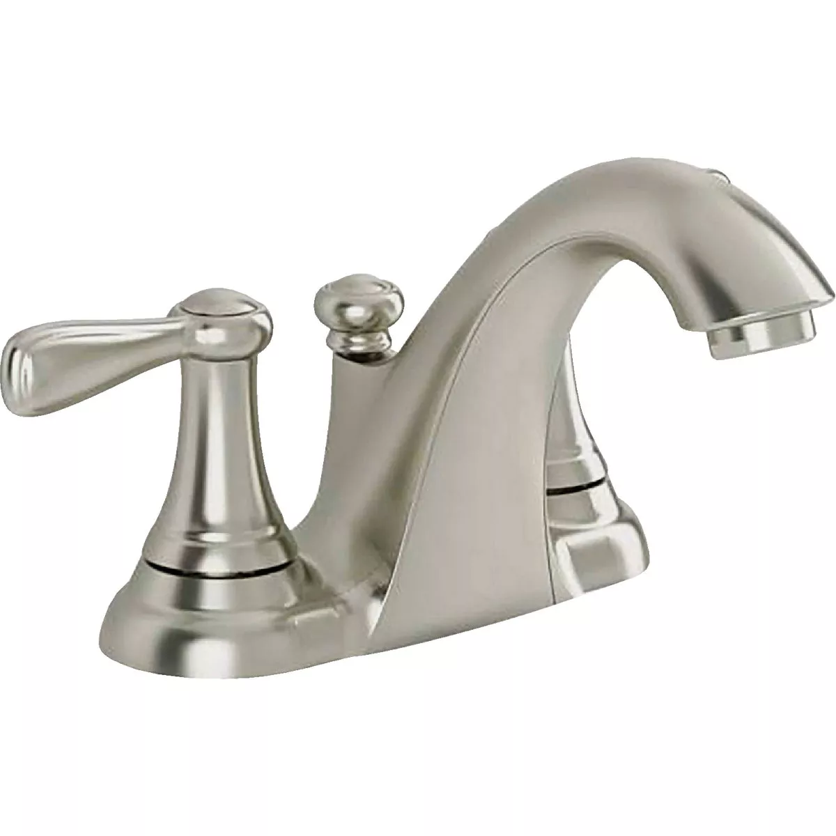 American Standard Marquette Brushed Nickel 2-Handle Lever 4 In. Centerset Bathroom Faucet with Pop-Up
