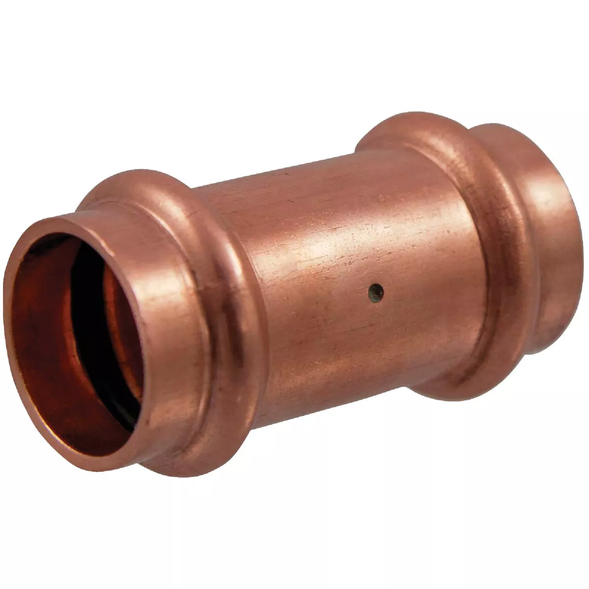 NIBCO 1/2 In. x 1/2 In. Press Copper Coupling with Stop