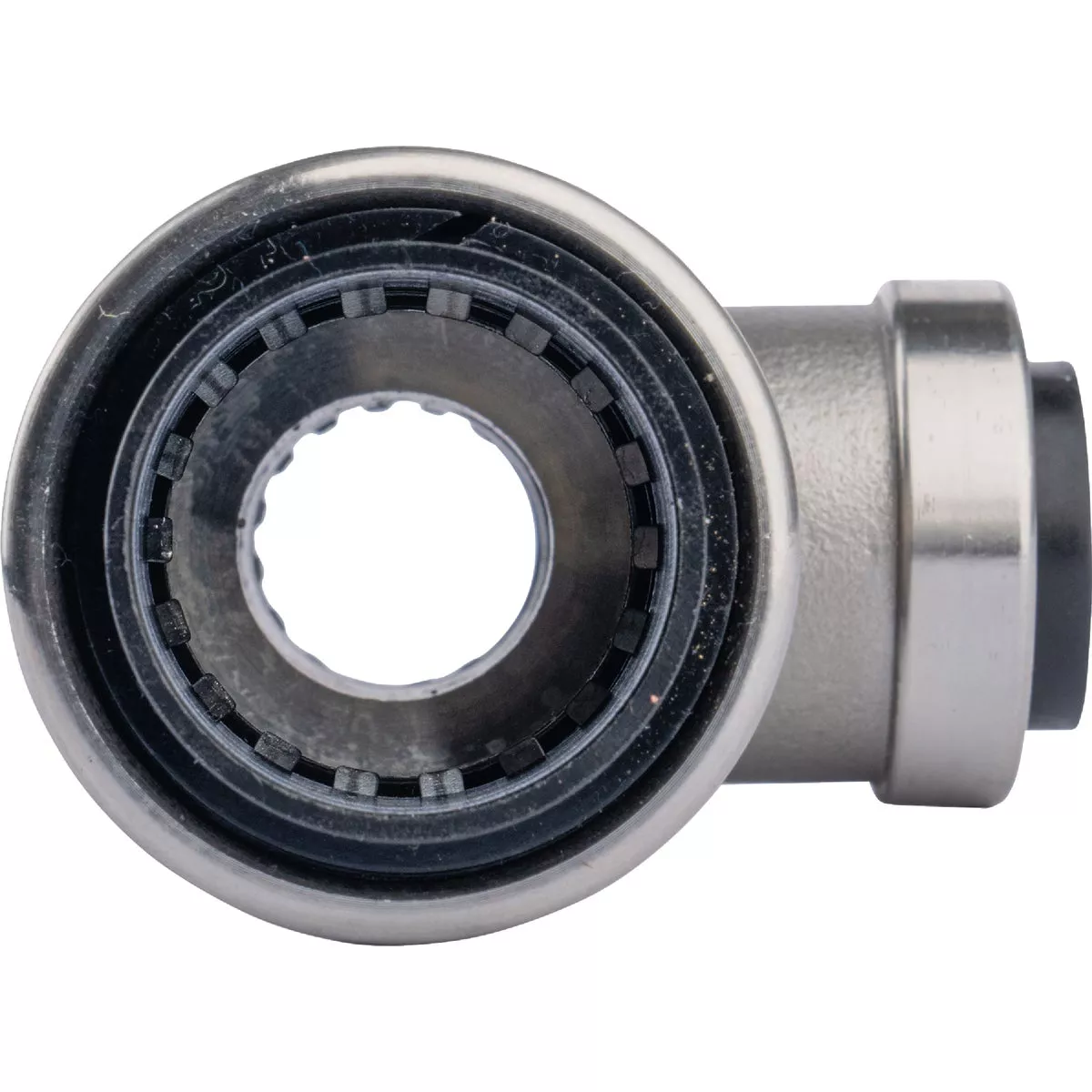 QuickFitting 3/4 In. x 1/2 In. x 1/2 In. Push-to-Connect Stainless Steel Reducing Tee - photo 5