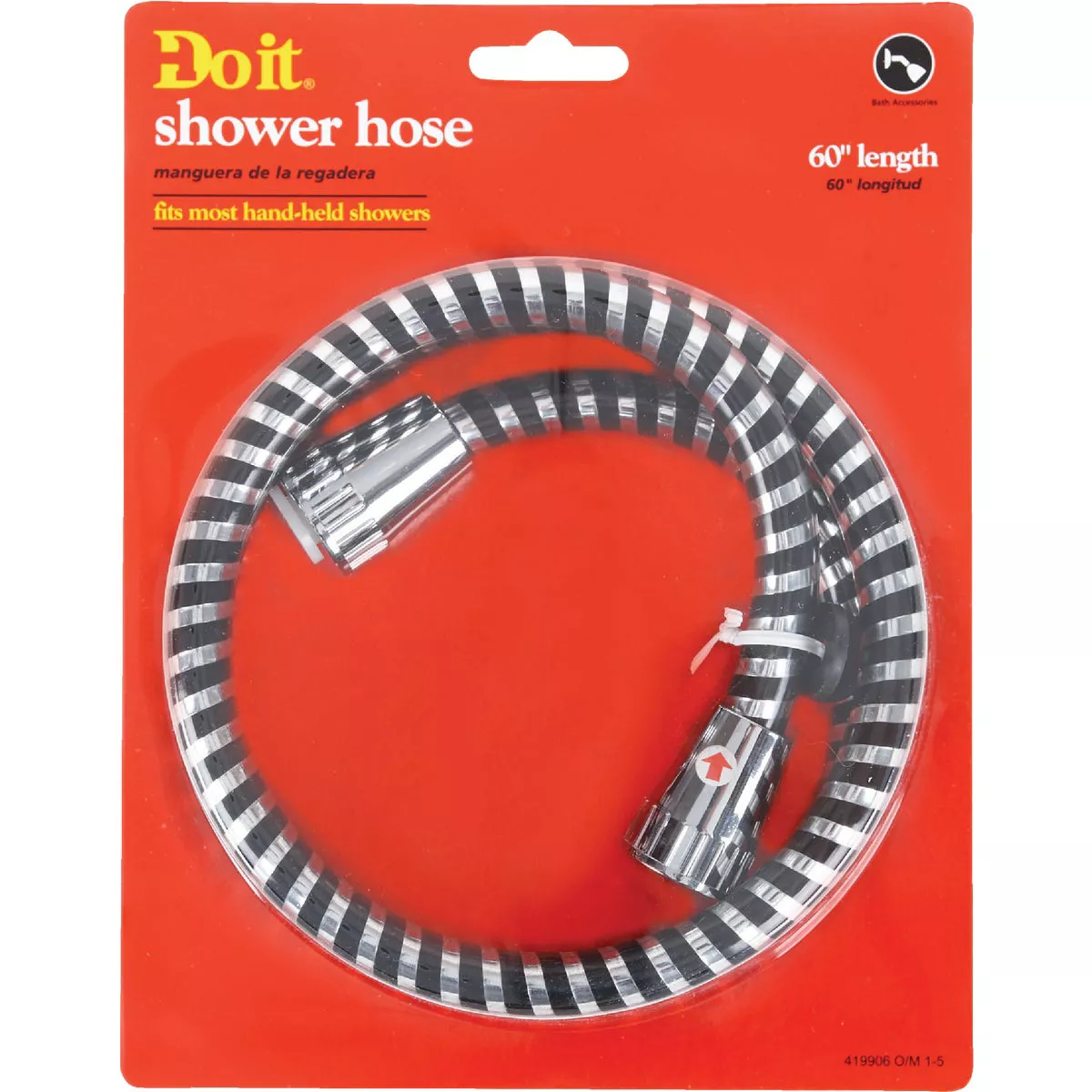 Do it Chrome 60 In. Vinyl Shower Hose - photo 2