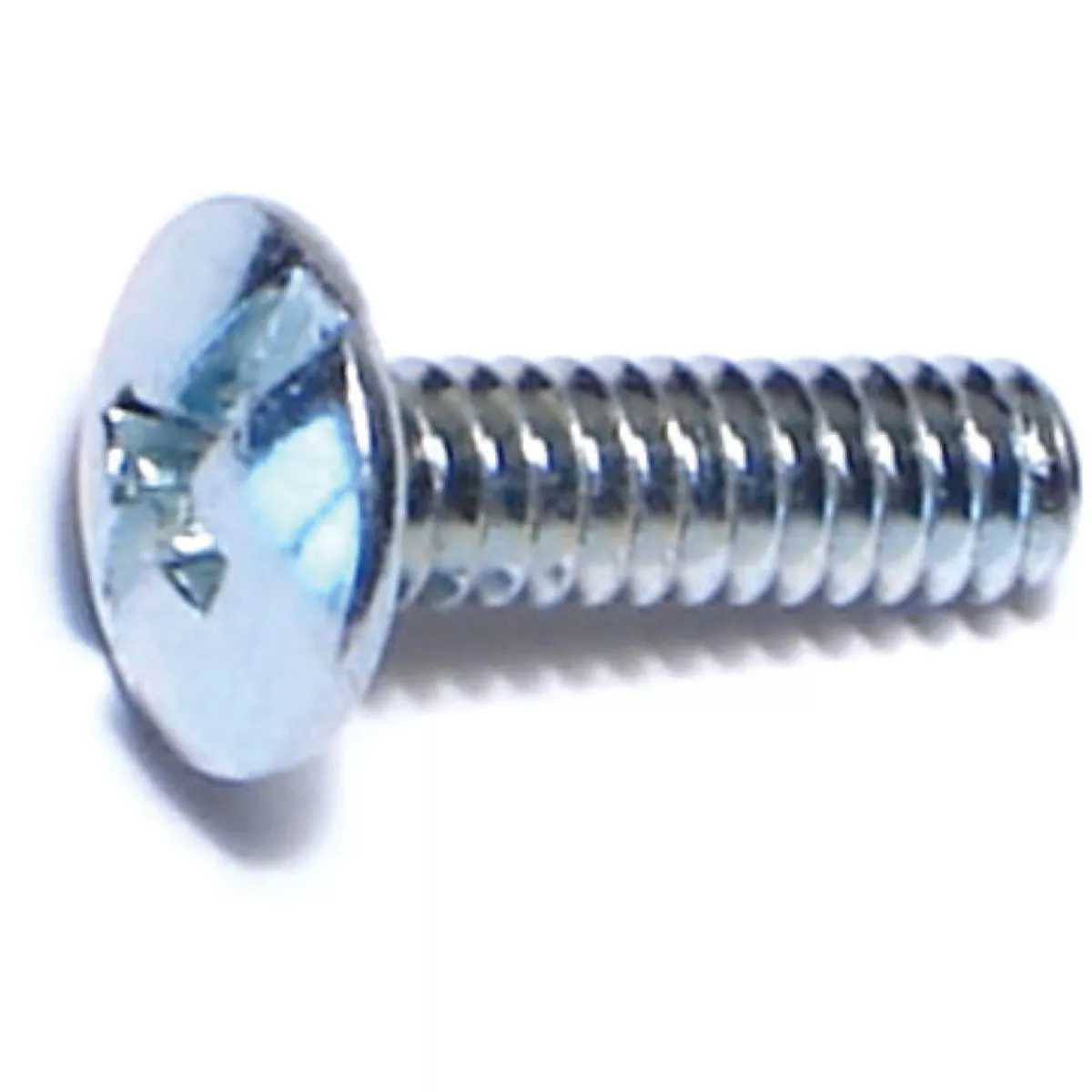 Midwest Fastener #6-32 x 1/2 In. Zinc Plated Steel Coarse Thread Combo Truss Head Machine Screws (100 Ct.)