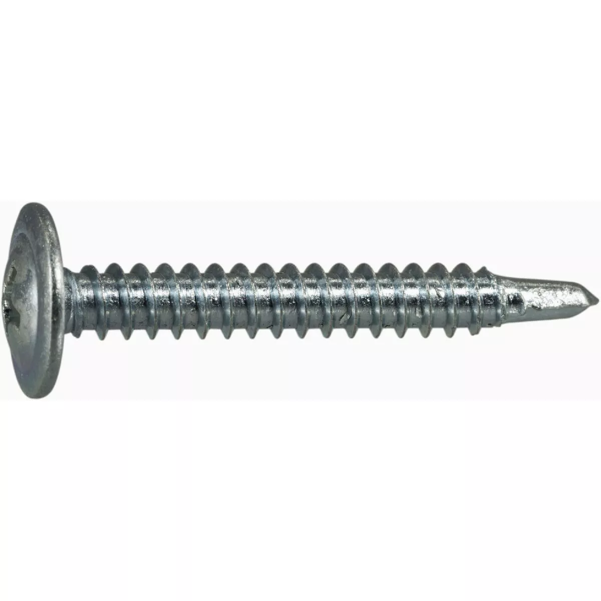 Midwest Fastener #8-18 x 1-1/4 In. Zinc Plated Steel Modified Phillips Truss Head Self-Drilling Screws