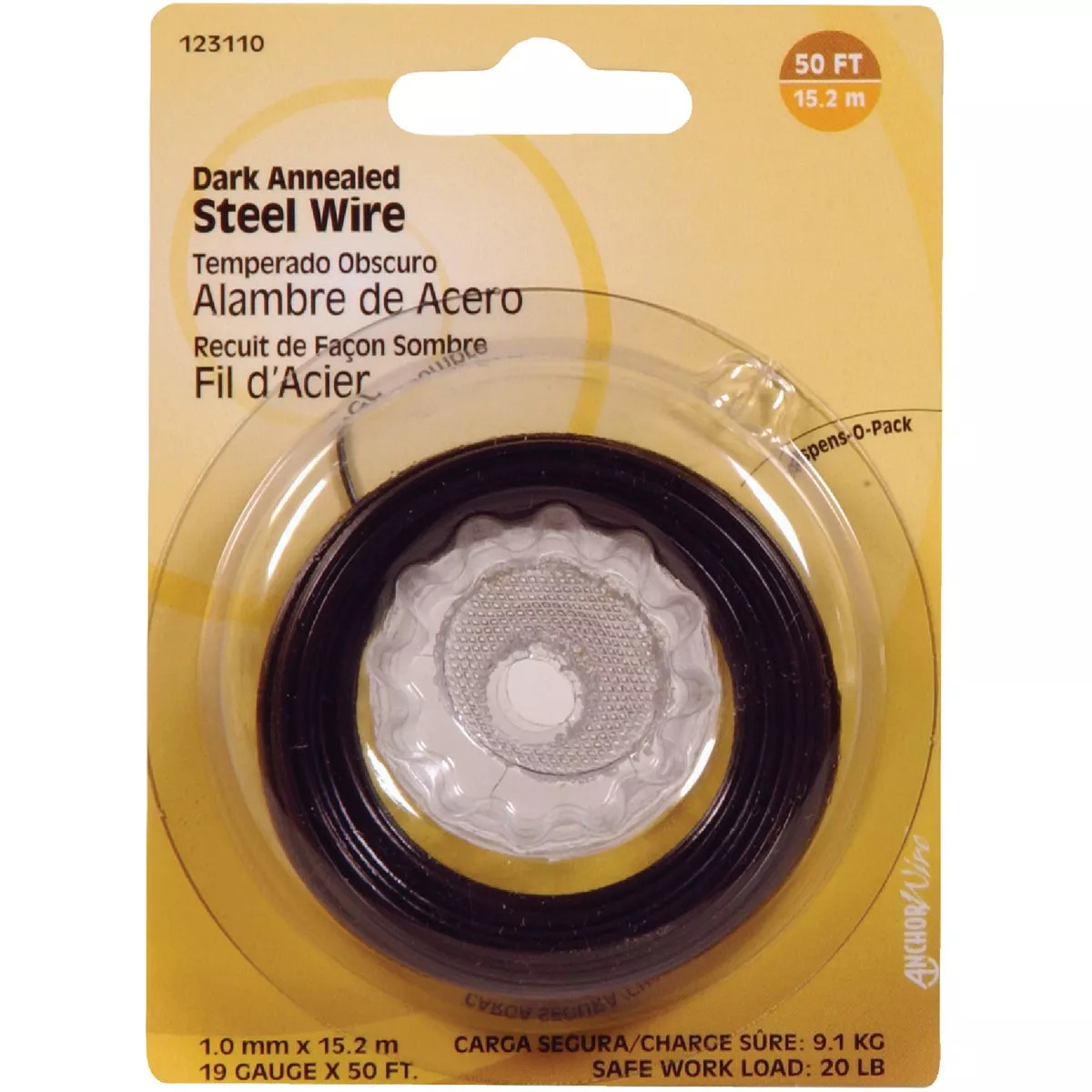 Hillman Anchor Wire 50 Ft. 19 Ga. Dark Annealed Steel General Purpose Wire