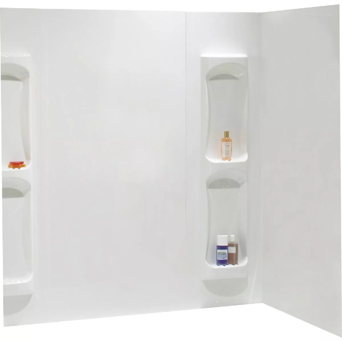 Maax Utah 60-1/2 In. L x 31-3/4 In. W x 59 In. H 5-Piece Glue Up Tub Wall Surround in White - photo 2