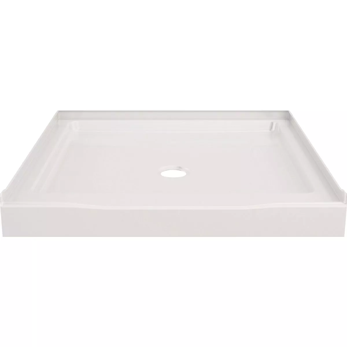 Delta Classic 500 36 In. x 36 In. Center Drain Shower Pan, White
