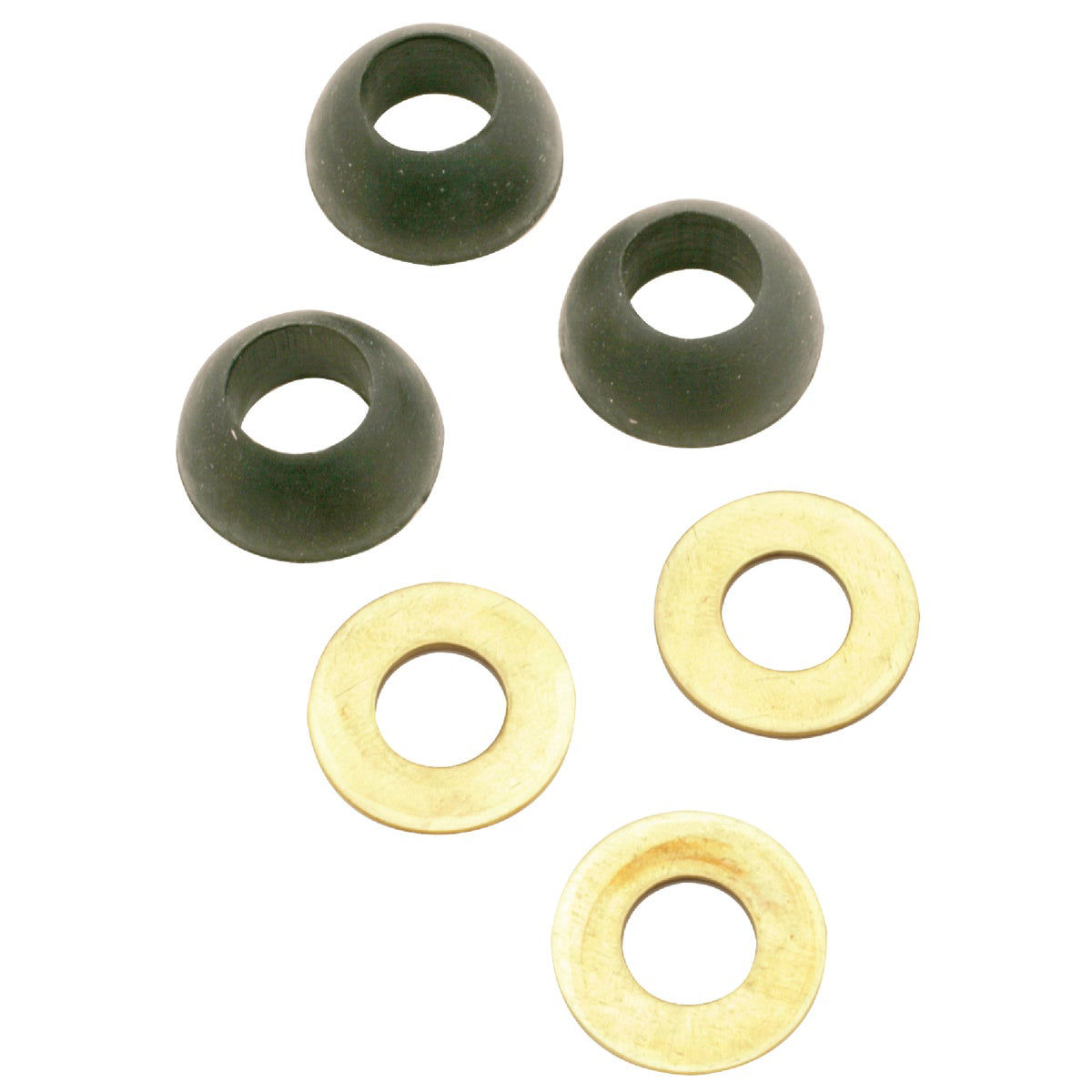 Do it 3/8 In. Black Cone Faucet Washer (6 Ct.) Do it Best