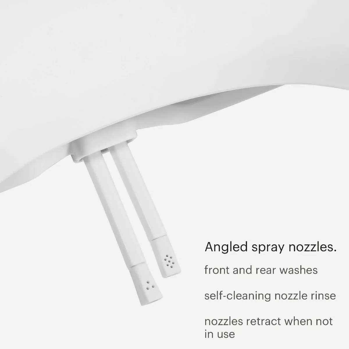 Brondell EcoSeat Elongated White Bidet Seat with Adjustable Pressure - photo 10