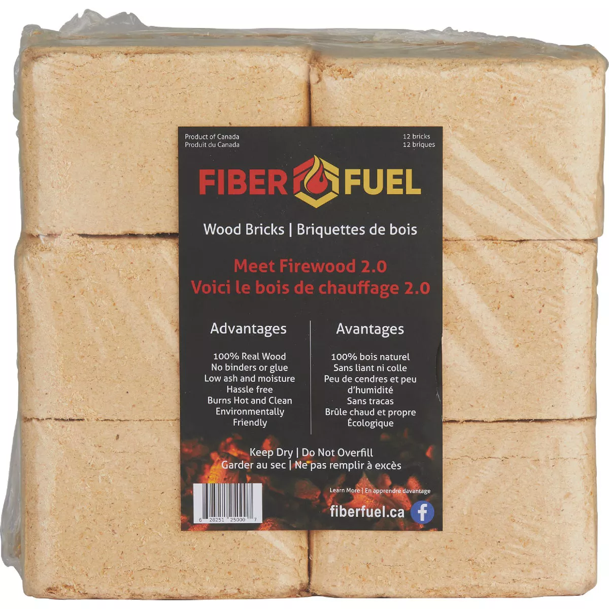 Fiber Fuel Wood Bricks - photo 2