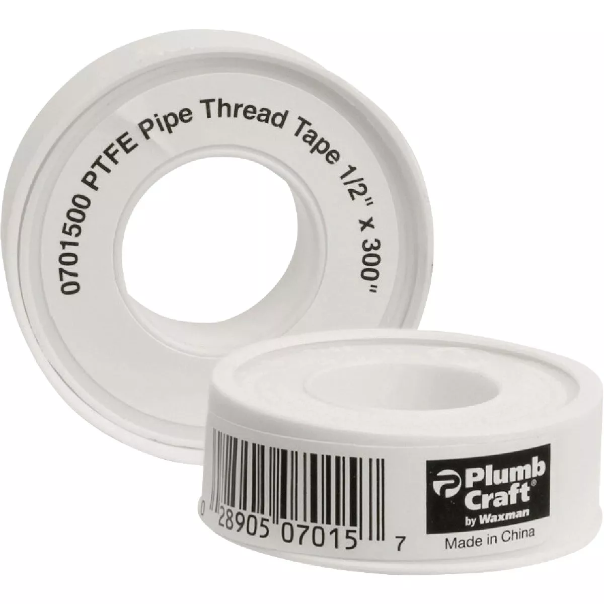Plumb Craft 1/2 In. x 300 In. PTFE White Pipe Thread Tape