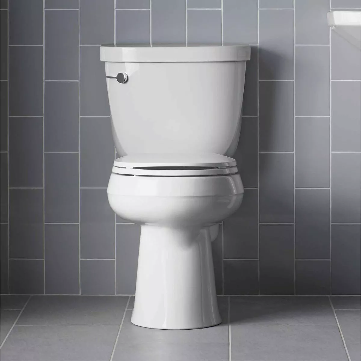 Kohler Brevia Quick-Release Round Closed Front White Plastic Toilet Seat - photo 3