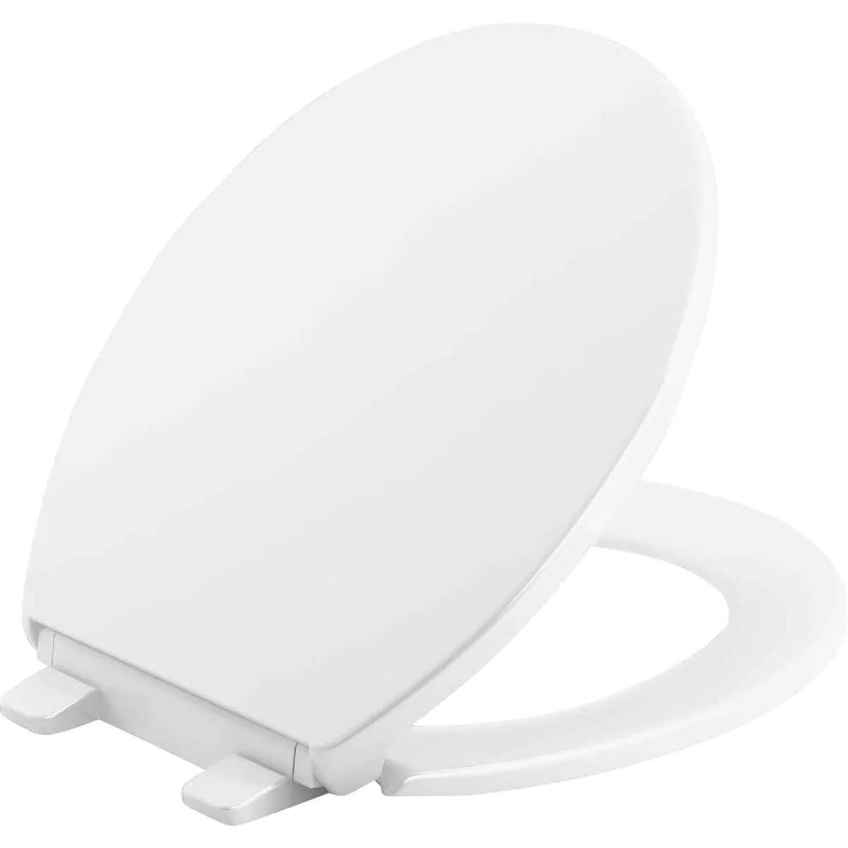 Kohler Brevia Quick-Release Round Closed Front White Plastic Toilet Seat - photo 2
