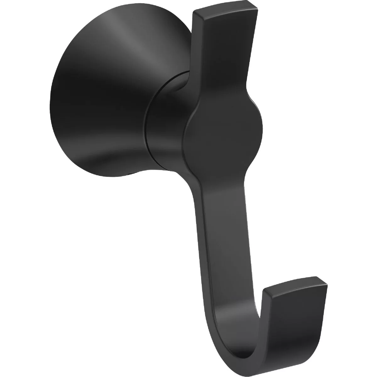 Moen Mikah Matte Black Single Robe Hook