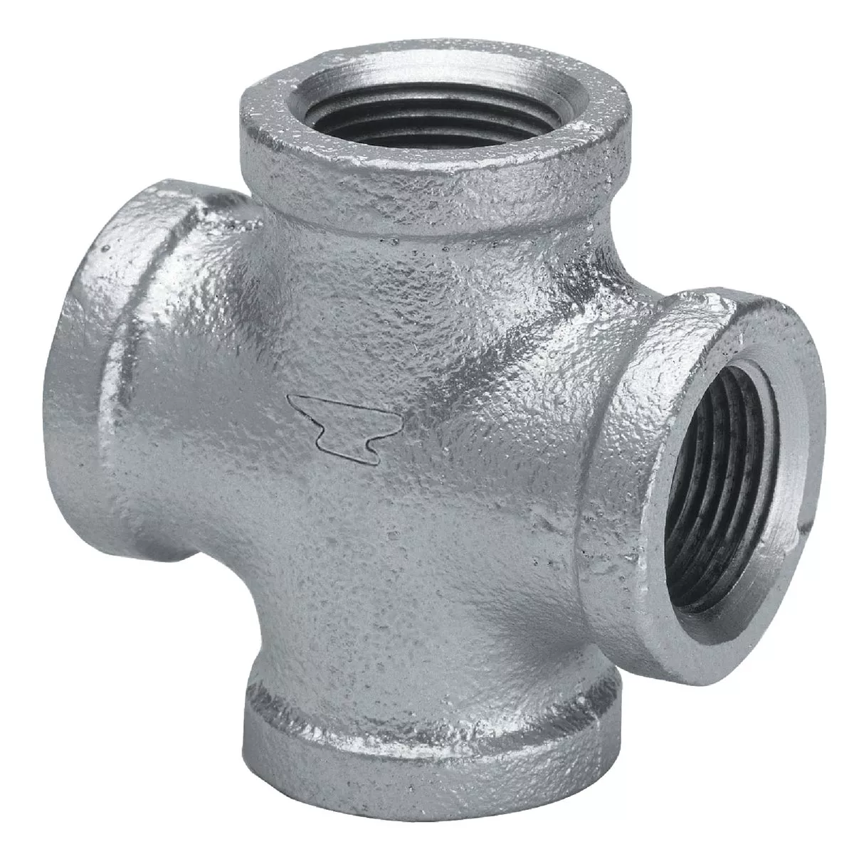 Anvil 3/8 In. Malleable Iron Galvanized Pipe Cross
