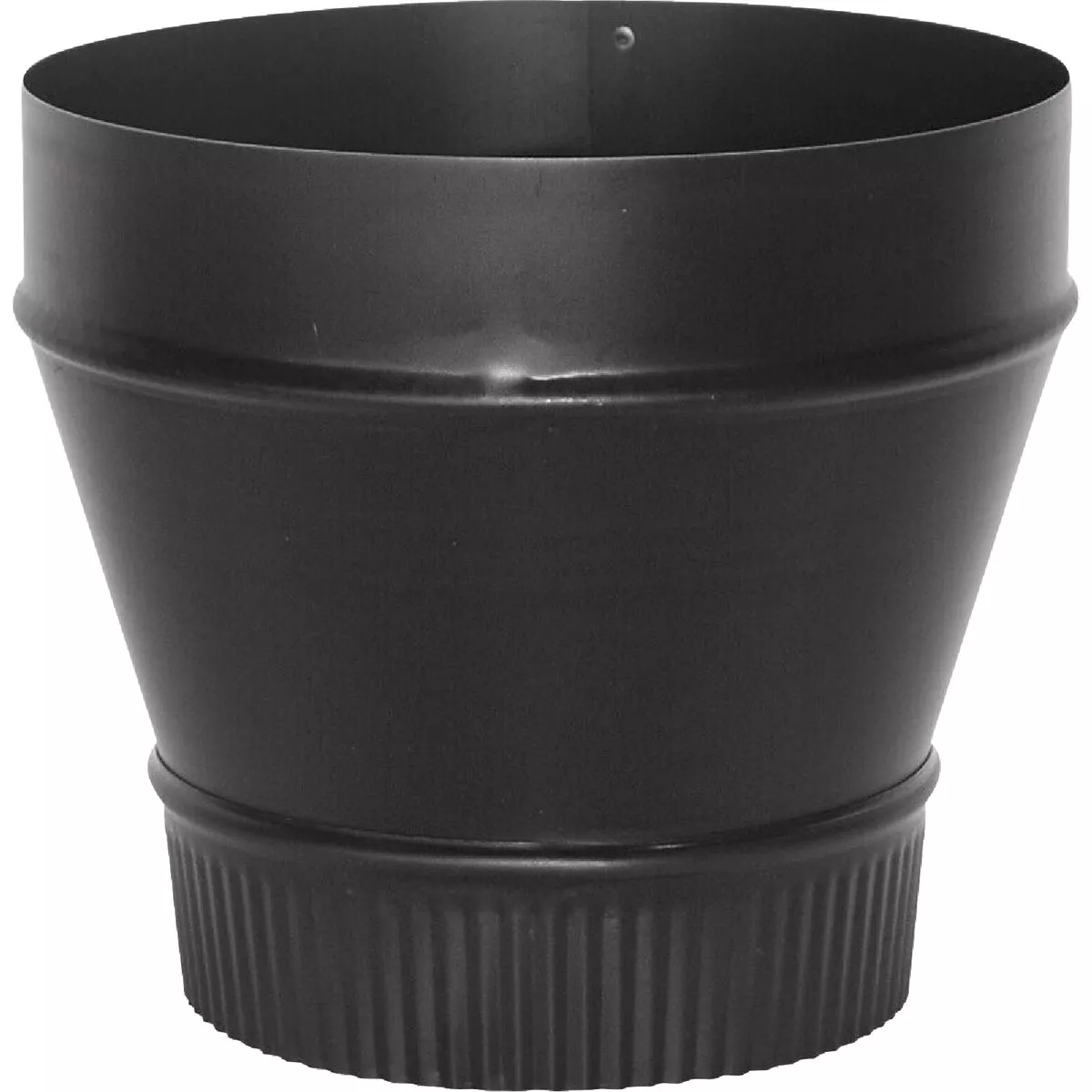 Imperial 6 In. x 5 In. 24 Ga. Thick Wall Black Reducer