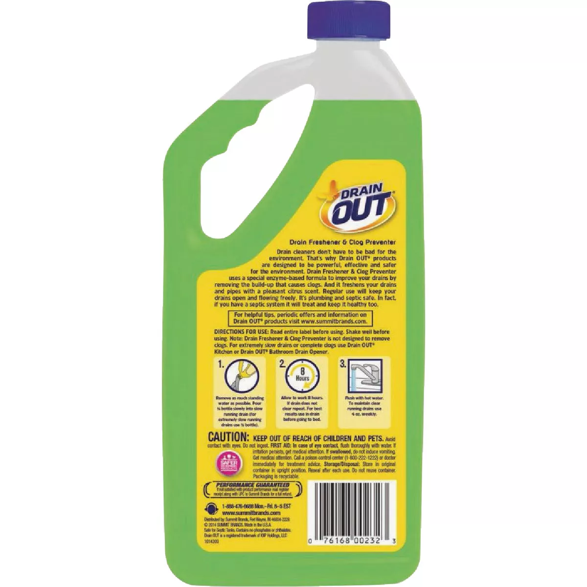 DrainOut 32 Oz. Liquid Drain Freshener & Clog Preventer - photo 2