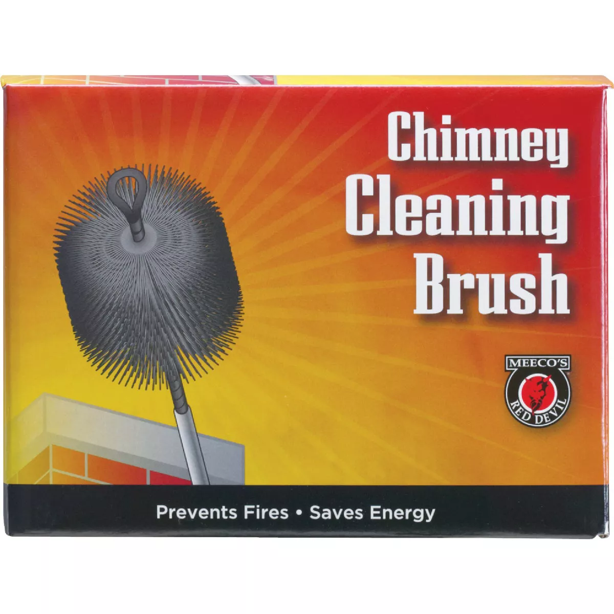 Meeco's Red Devil 8 In. Round Wire Chimney Brush - photo 2