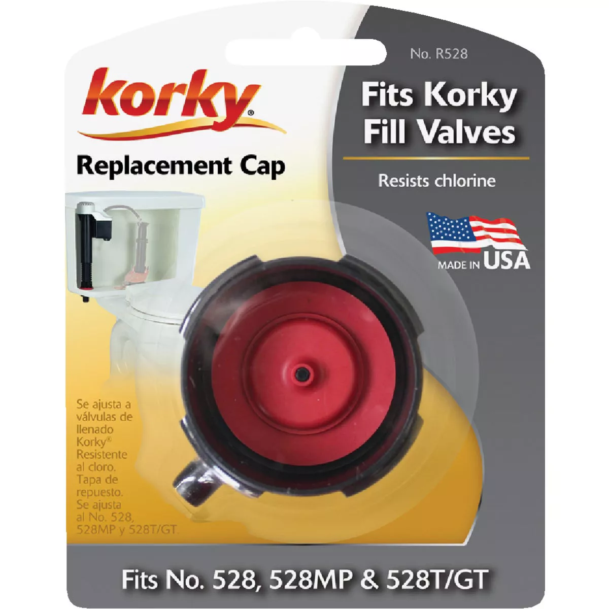 Korky Quiet Fill Cap Assembly Replacement Repair Kit & Parts - photo 2