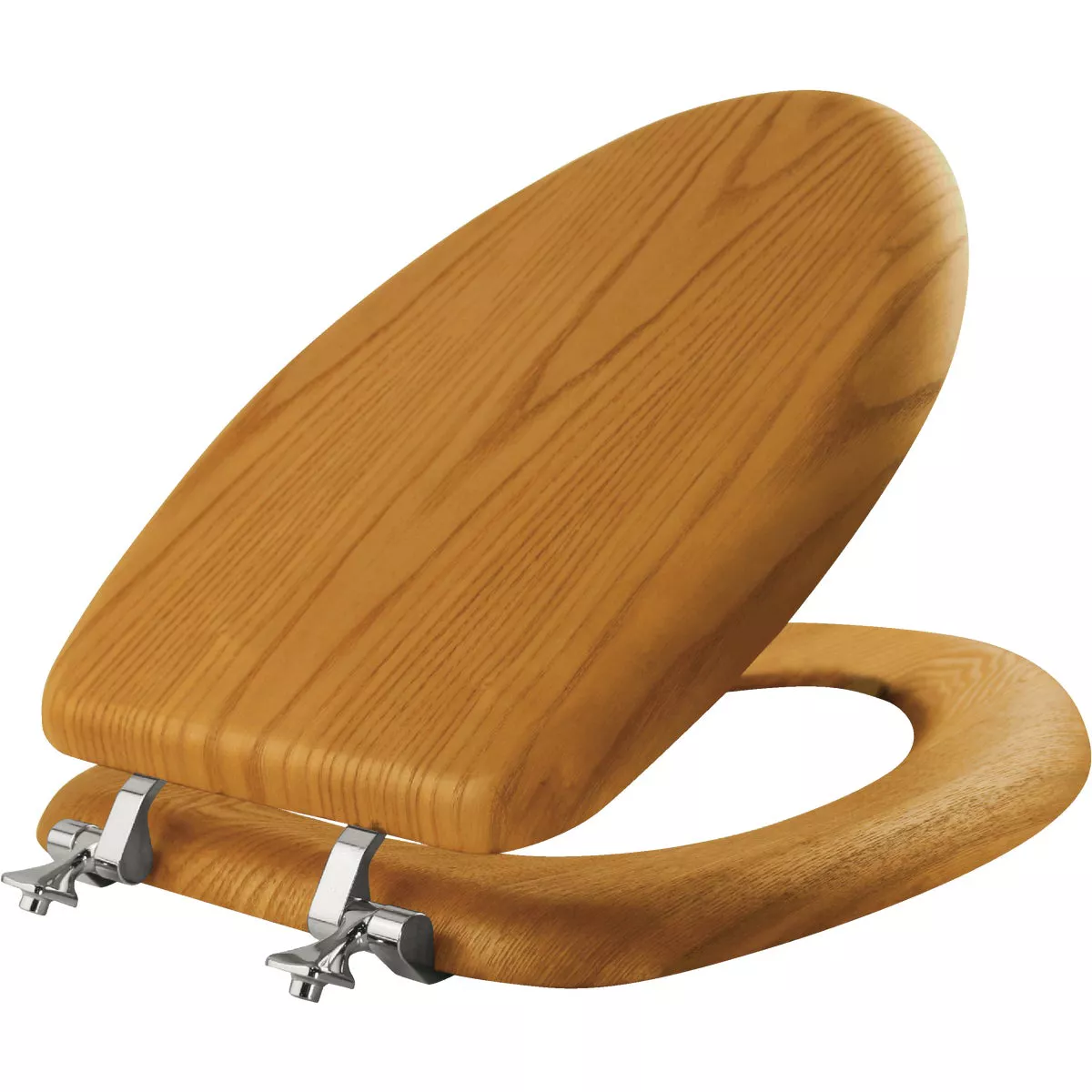 Bemis Mayfair Elongated Closed Front Oak Veneer Toilet Seat